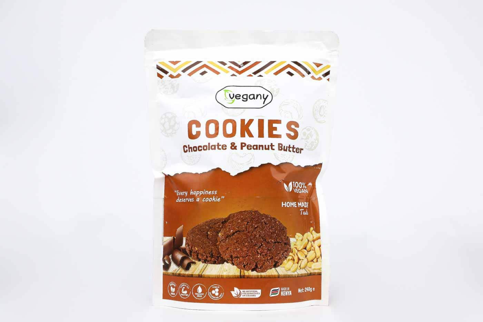VEGANY CHOCOLATE N PEANUT BUTTER COOKIES 240G